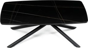 Konferenčný stolík čierny mramor AHG-X7227 BK