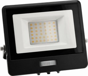 BERGE LED reflektor MASTER - 30W - IP65 - PIR - neutrálna biela