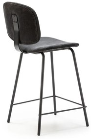 Čierne barové stoličky v súprave 2 ks (výška sedadla 66 cm) Arus – Marckeric
