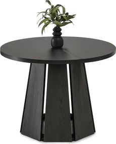 Rozkladací jedálenský stôl ORHAN čierny 100 - 180 cm