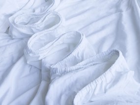 XPOSE® Jersey plachta Exclusive - biela 120x200 cm