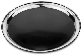 Bar@drinkstuff Nerezová tácka s čiernym plastom 30cm / 12inch