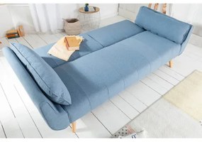 Sedacia súprava rozkladacia 40088 Divani 3-Sedenie Svetlo Modrá - Komfort-nábytok