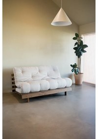 Biela/svetlo modrá rozkladacia pohovka 160 cm Roots - Karup Design