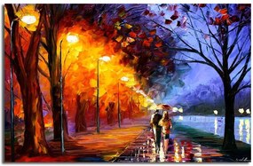 Obraz na plátne Fall Walk, 70 × 45 cm