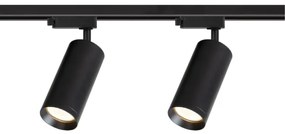 Bodové svietidlo v lištovom systéme MICA 4xGU10/10W/230V čierna