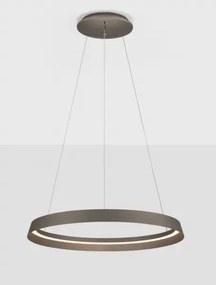 LED stmievateľný champaign hnedý moderný luster Ormi 60