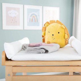 Prebaľovací pult v dekore brezy v bielo-prírodnej farbe Baby Pool – Roba
