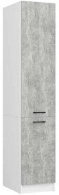 Kuchynská skrinka OLIWIA S40/205 biela / betón