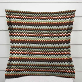 Biante Bavlnená obliečka na vankúš s lemom Sandra SA-097 Retro cik cak 30 x 50 cm