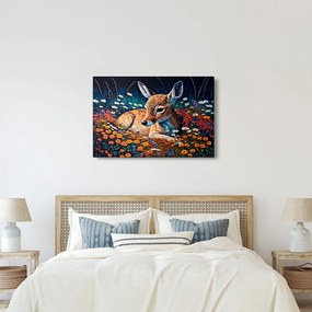 Obraz - Maľované srne (90x60 cm)