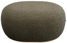 Pebble Boucle taburetka zelená