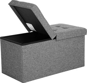 XXXLutz ÚLOŽNÝ BOX NA SEDENIE, textil, kompozitné drevo, 76/38/38 cm - Kreslá - 002543037507