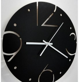 STYLESA Nástenné hodiny vyrobené z HDF  BARDOT HDFK005 i čierne