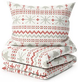 Bavlnené obliečky NORDIC JOY biele Rozmer obliečky: 70 x 90 cm | 140 x 200 cm