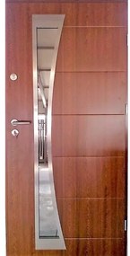 Dvere vchodové Majorka 90P zlatý dub