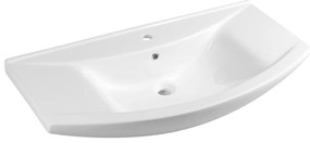 Aqualine - Zapustené umývadlo ZERO 97x51 cm keramika/biela