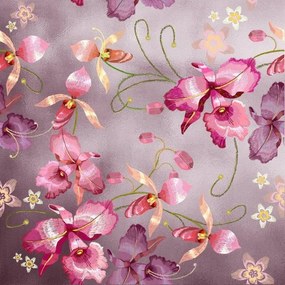 Samolepiace fólie 45 cm x 1,5 m GEKKOFIX 14058 ružová orchidea Samolepiace tapety