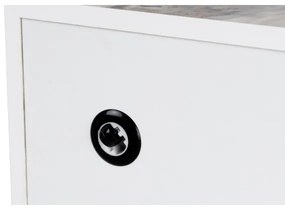 Konferenčný stolík PRIZMA 35x90 cm, mramorový dekor