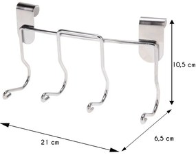 Vešiak na kuchynské náčinie Elica strieborný