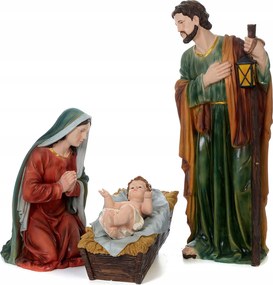 Vianočné Vianoce Vianočný Betlehem S Rodinou A Rodinným Jozefom, Výška 100 CM