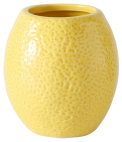 Kúpeľňový pohár Limone, žltá, 8,6x8,6x9,5 cm