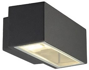 Vonkajšie nástenné svietidlo SLV BOX R7 antracit 232485