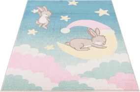 Koberec Agnella Funky Top Sweet Dreams modrý