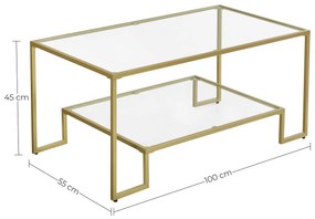 Dekorstudio Sklenený konferenčný stolík - LGT033A01