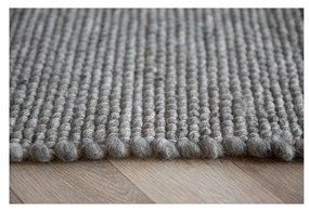 Sivý vlnený koberec 400x300 cm Auckland - Rowico