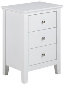 Nočný stolík LARA biela