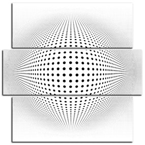 Obraz na plátne - Abstraktná geometrická sfera - štvorec 3218D (75x75 cm)