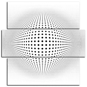 Obraz na plátne - Abstraktná geometrická sfera - štvorec 3218D (105x105 cm)