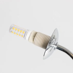 Brilagi - LED Prisadený luster MISTEL 15xG9/3W/230V lesklý chróm/dymová