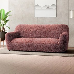 Bielastické poťahy GLORIA vínová trojkreslo (š. 170 - 220 cm)