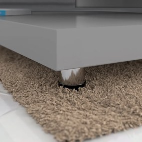 Konferenčný stolík NY – 60 x 60 cm – vysoký lesk šedý