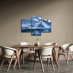 Obraz hôr s hviezdnou oblohou (90x60 cm)