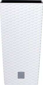 Plastový kvetináč RATOS SQUAREN biely