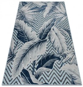 Dywany Łuszczów Kusový koberec Botanic 65242 Feathers aqua – na von aj na doma - 137x190 cm