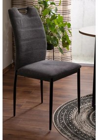 Jídelní židle Rip Brego šedá/černá