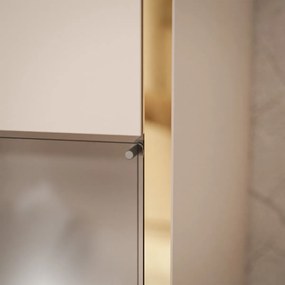 VITRÍNA NESSIE KAŠMÍR + ZLATÁ NA NOŽIČKÁCH 45 x 195 cm