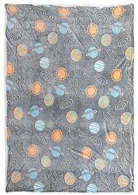 4Home Baránková svietiaca deka Planetarium, 150 x 200 cm