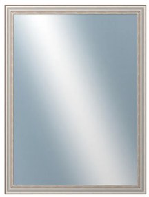 DANTIK - Zrkadlo v rámu, rozmer s rámom 60x80 cm z lišty TOULON biela veľká (2665)