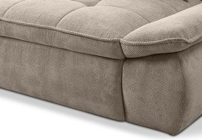 Priestranná pohovka Nube, béžová štruktúrovaná látka