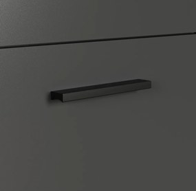 Komoda so zásuvkou Esteban 150 cm, antracit/dub evoke