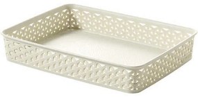 Curver Košík MY STYLE A4 krémovo biela