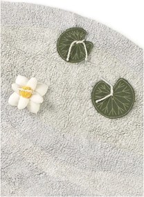 Svetlosivý bavlnený detský hrací koberec 130x170 cm Swan Lake – Lorena Canals