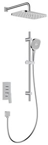 KFA Armatura 4529-301-00 - Sprchová súprava s podomietkovou batériou MALAGA lesklý chróm