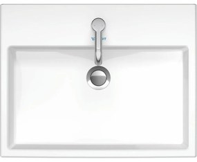 DURAVIT Vero Air obdĺžniková umývadlová misa s otvorom, bez prepadu, 600 x 470 mm, biela, 2352600041