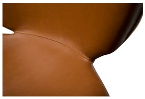 Hnedá koženková stolička DAN-FORM Denmark Cloud